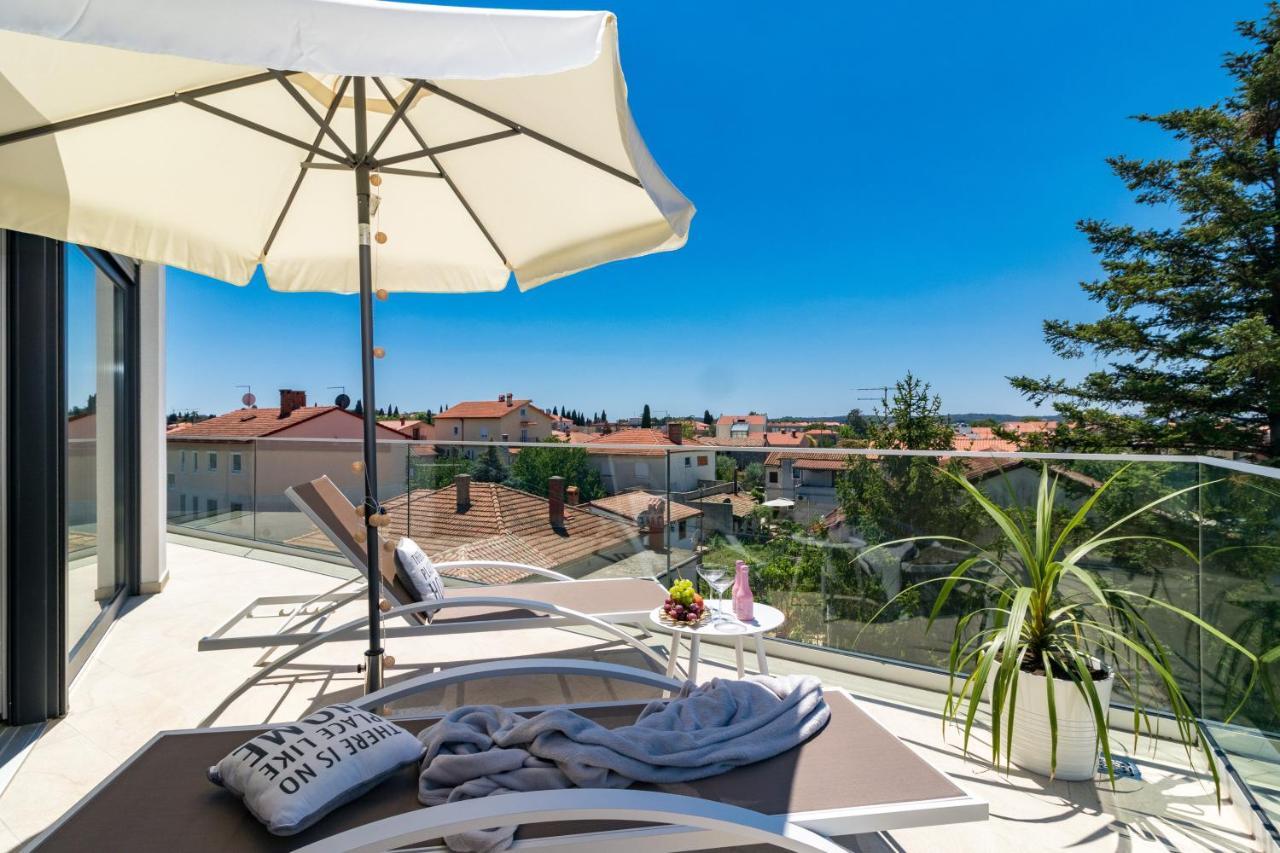 Villa Elena Deluxe Mit Whirlpool Und Beheiztem Pool Am Meer Und Wunderschoenen Blick Auf Die Brijuni Inseln Fažana Exteriér fotografie
